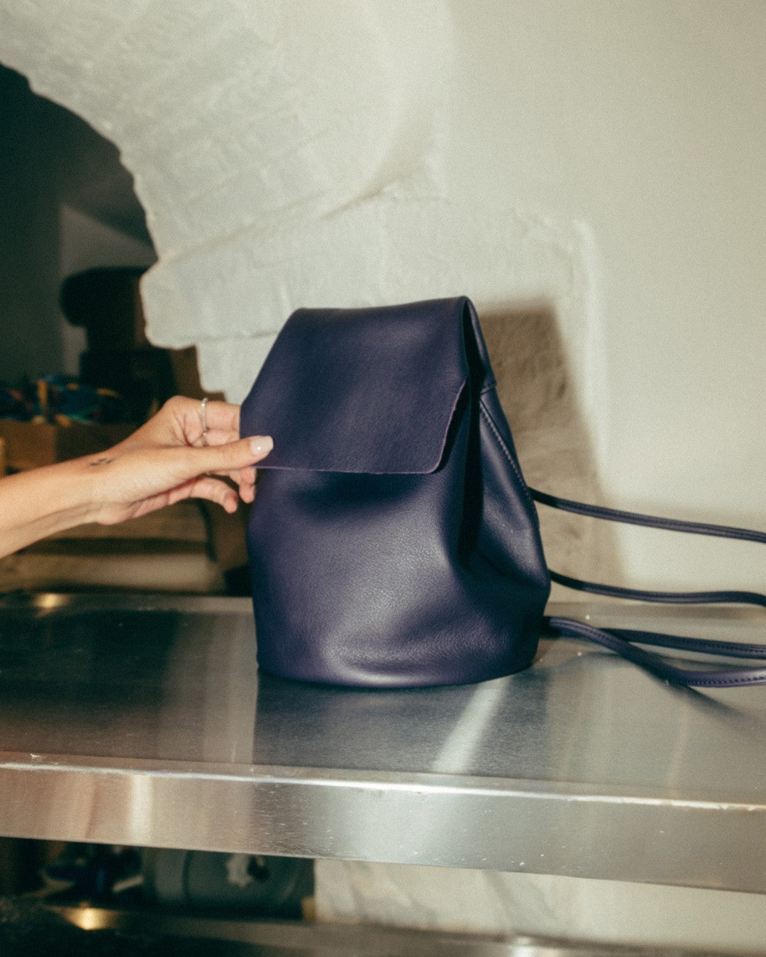 Mini Mochila Piel - IRENE (La Bebé)