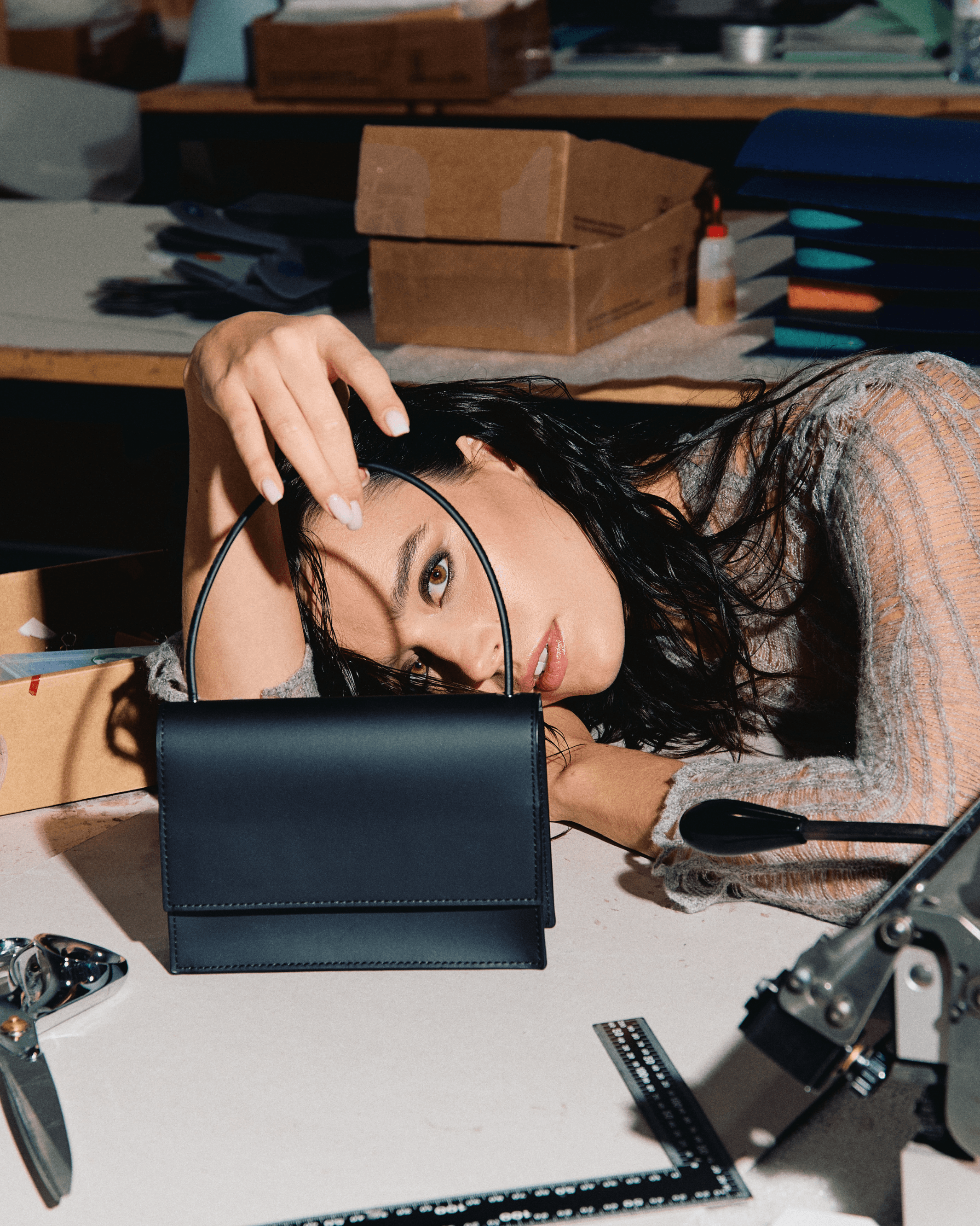 Paquita - Bolso Cuero Reciclado