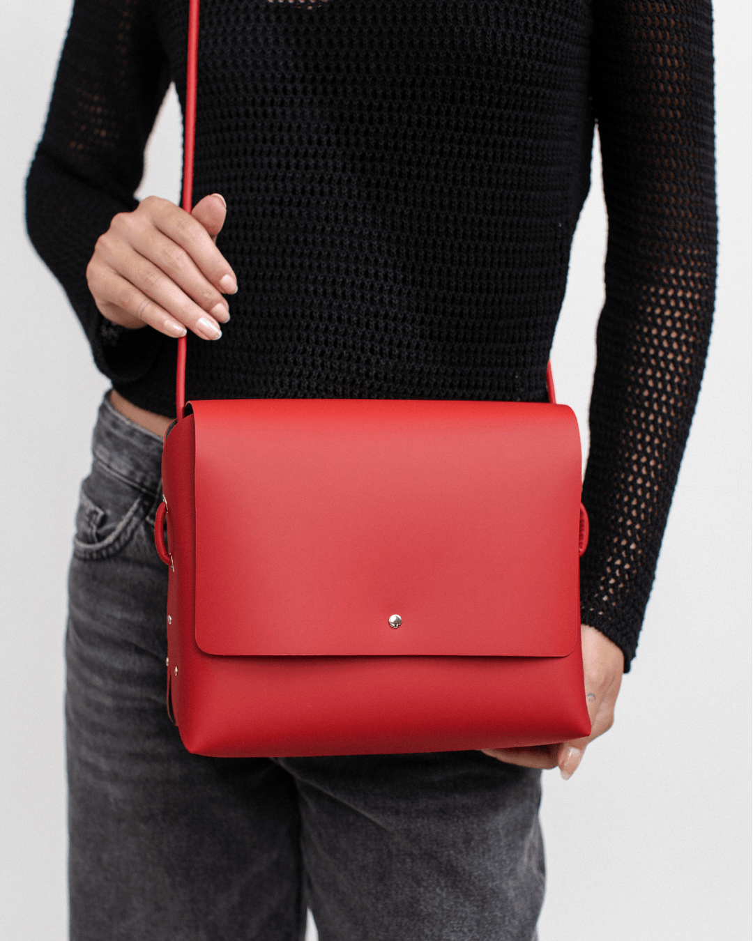 Encarna Origami - Bolso Cuero Reciclado
