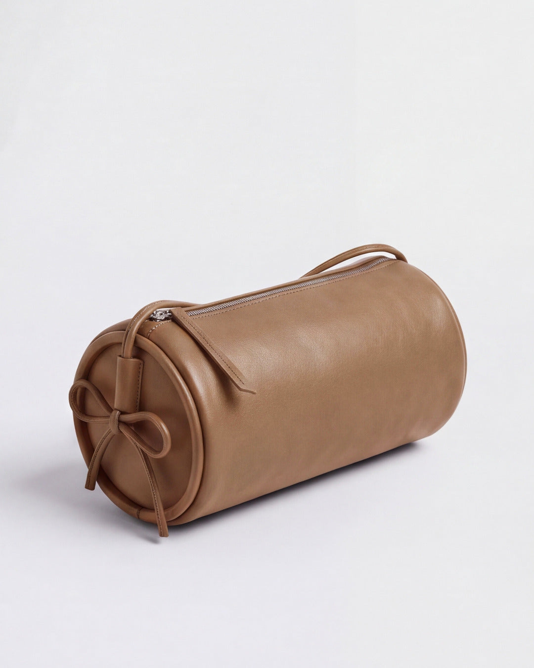 Bolso tubular ALMA Original en piel arena oscuro — Labienhecha