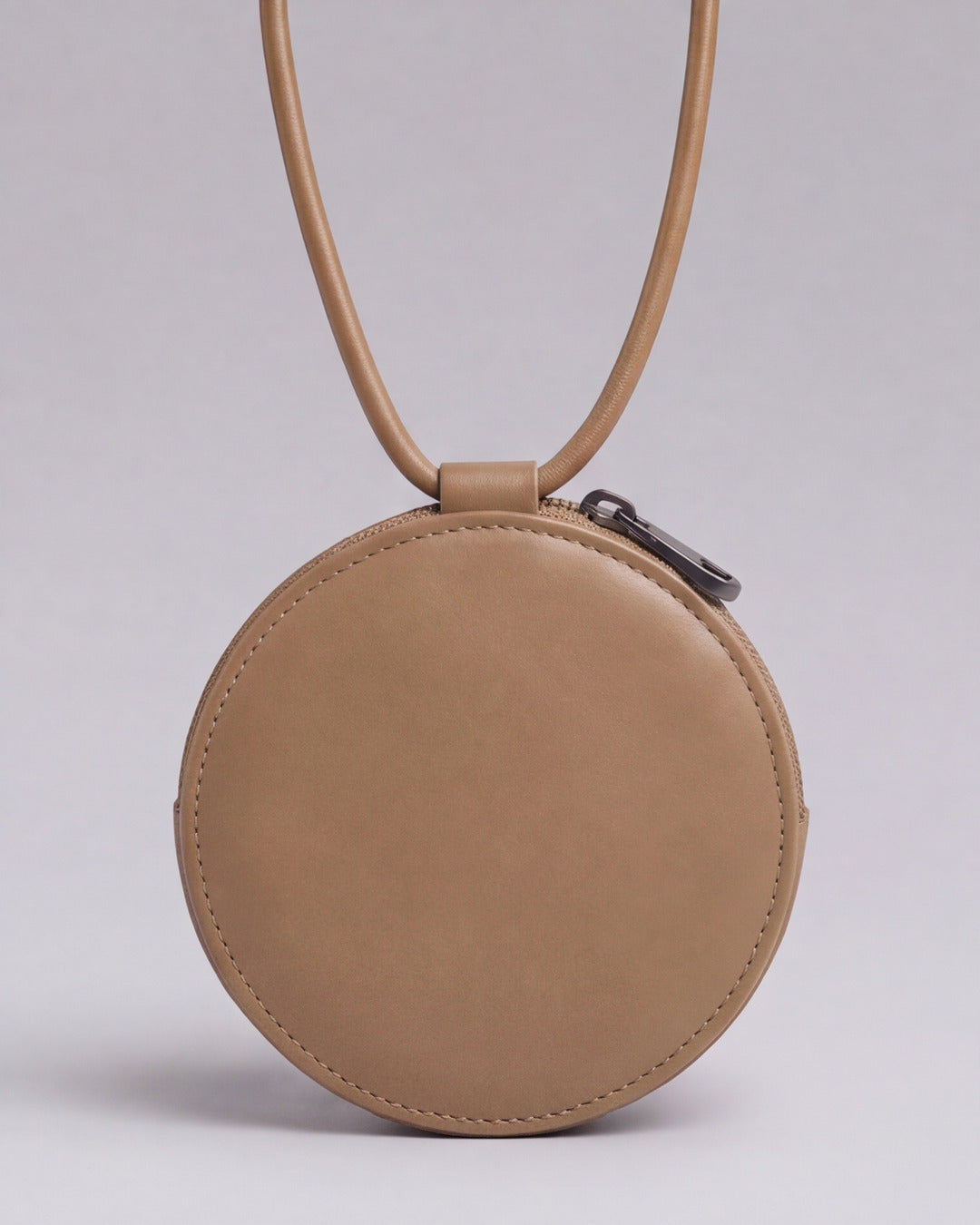 ALMITA - Accesorio piel en piel arena oscuro — Labienhecha