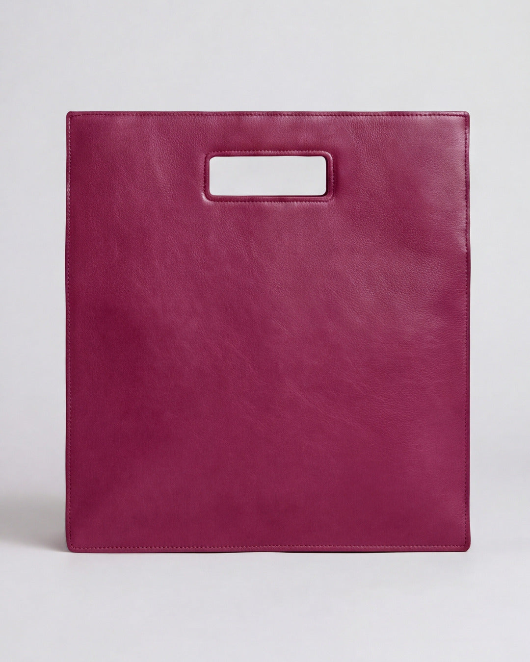 Bolso Cuadrado Piel - IRENE X OA en piel frambuesa — Labienhecha