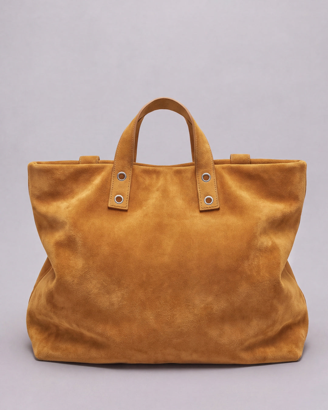 Doña Dolores - Mochila maletín XL en serraje polen — Labienhecha