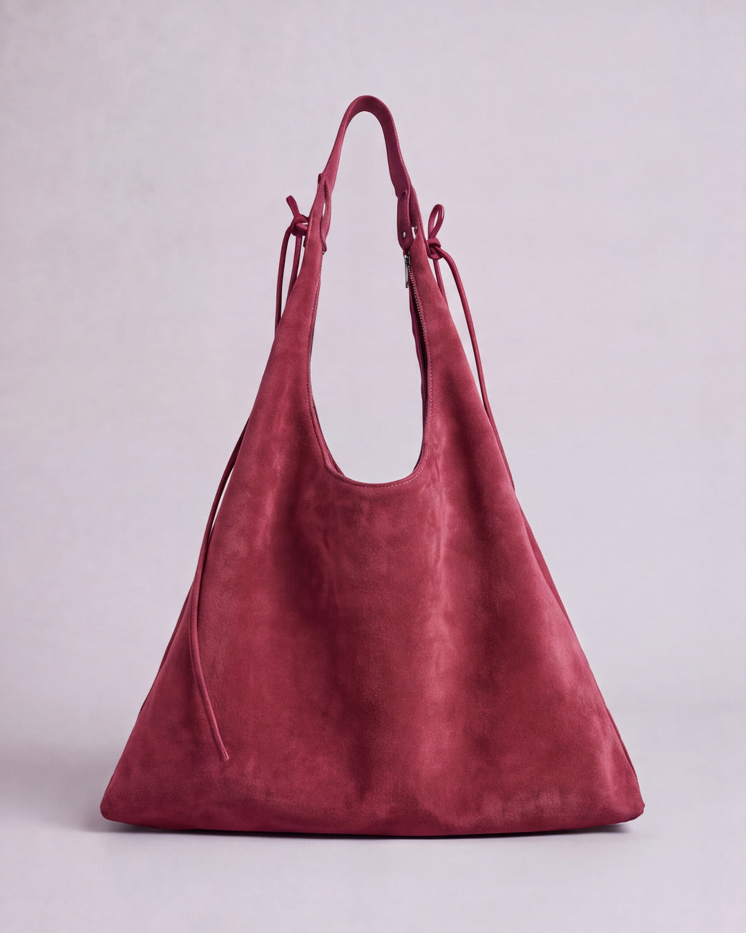 Doña Lola - Bolso grande XL en serraje frambuesa — Labienhecha