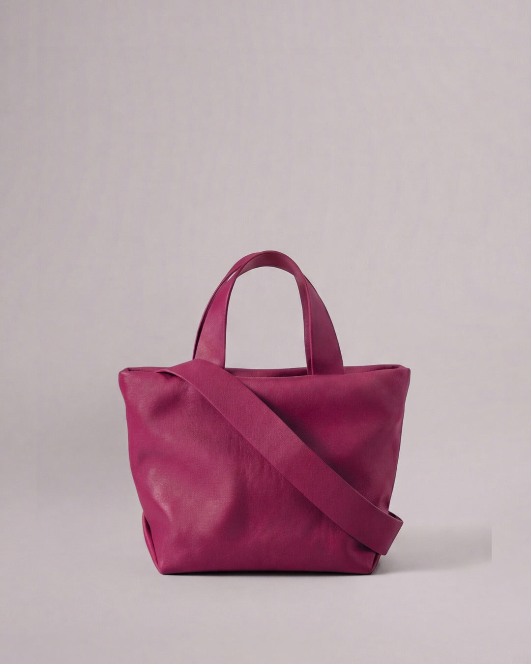 JUANITA - Bolso en piel frambuesa — Labienhecha