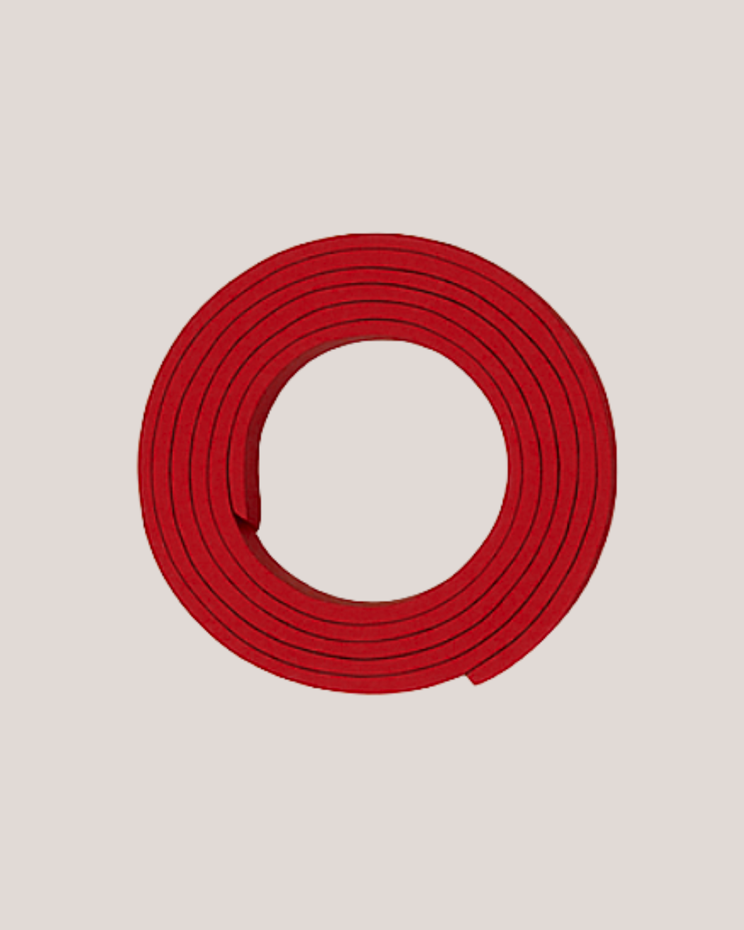 Correa extra de piel Rodeo color Rojo para bolsos Sofías y Pepas de Labienhecha, disponible en 60, 70, 80, 100, 120 y 140 cm