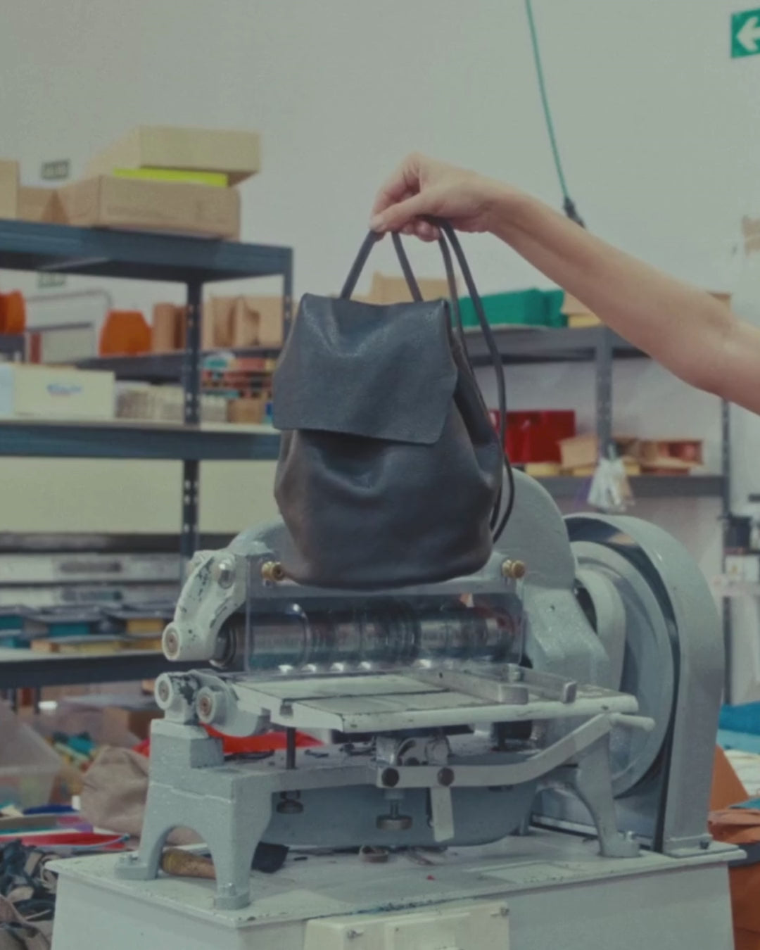 Mini Leather Backpack - IRENE (La Bebé)