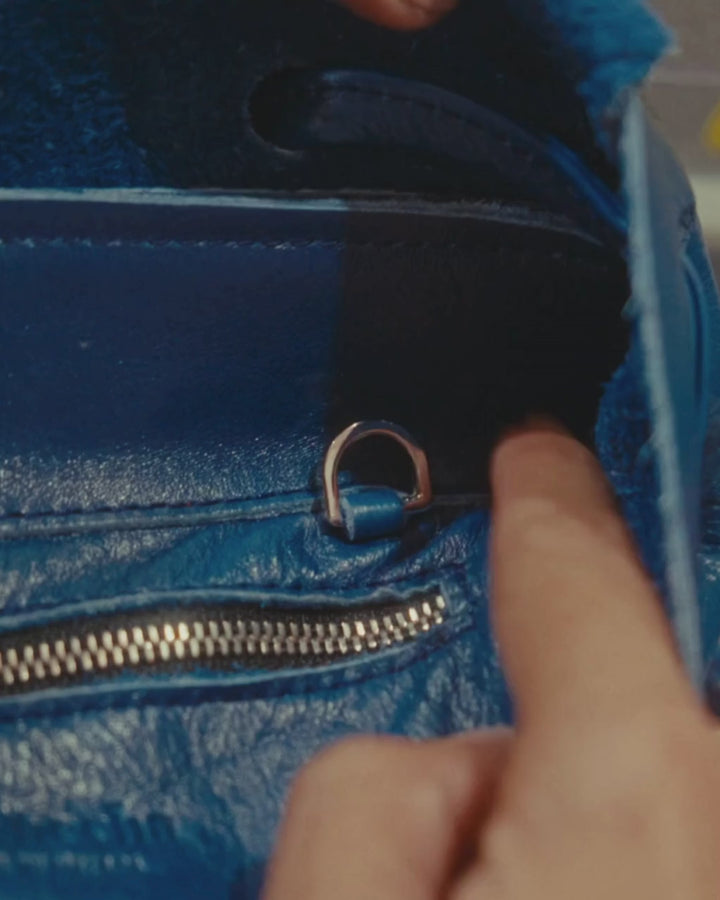 Mini Leather Backpack - IRENE (La Bebé)