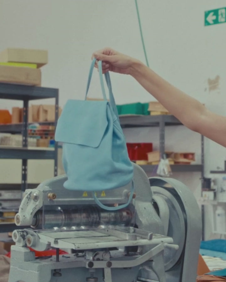 Mini Leather Backpack - IRENE (La Bebé)