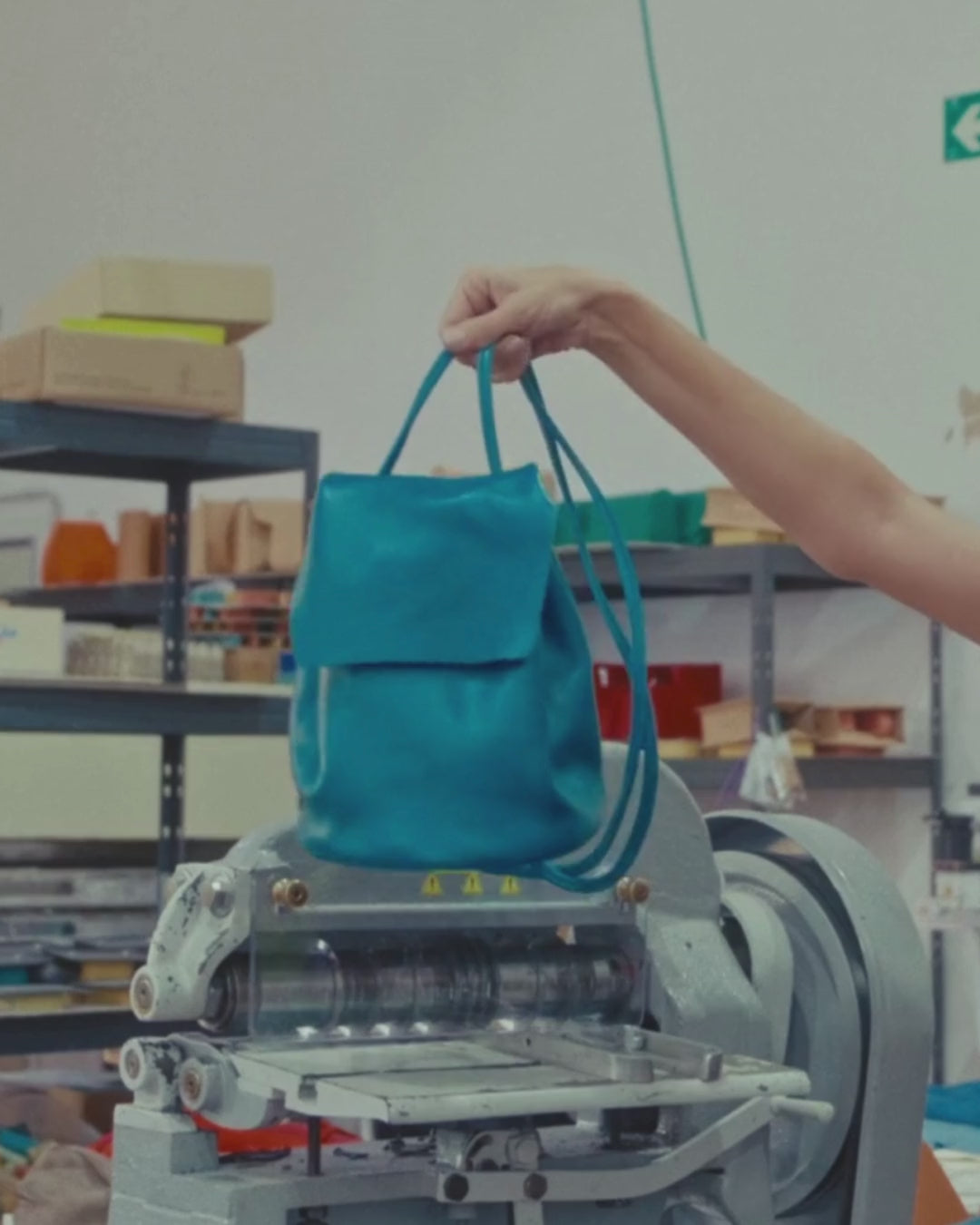 Mini Leather Backpack - IRENE (La Bebé)