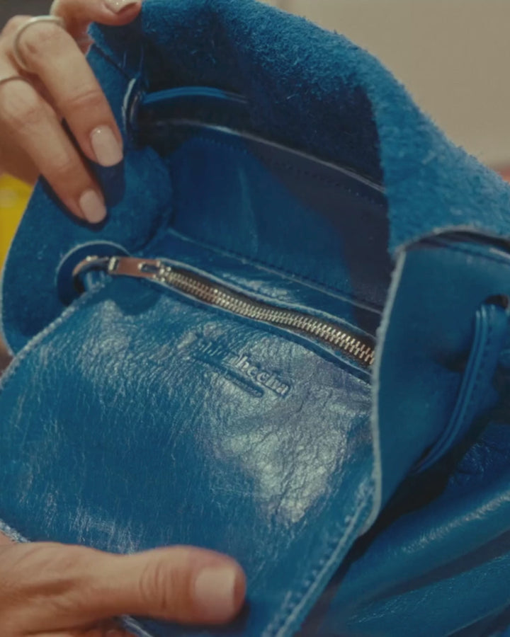 Mini Leather Backpack - IRENE (La Bebé)