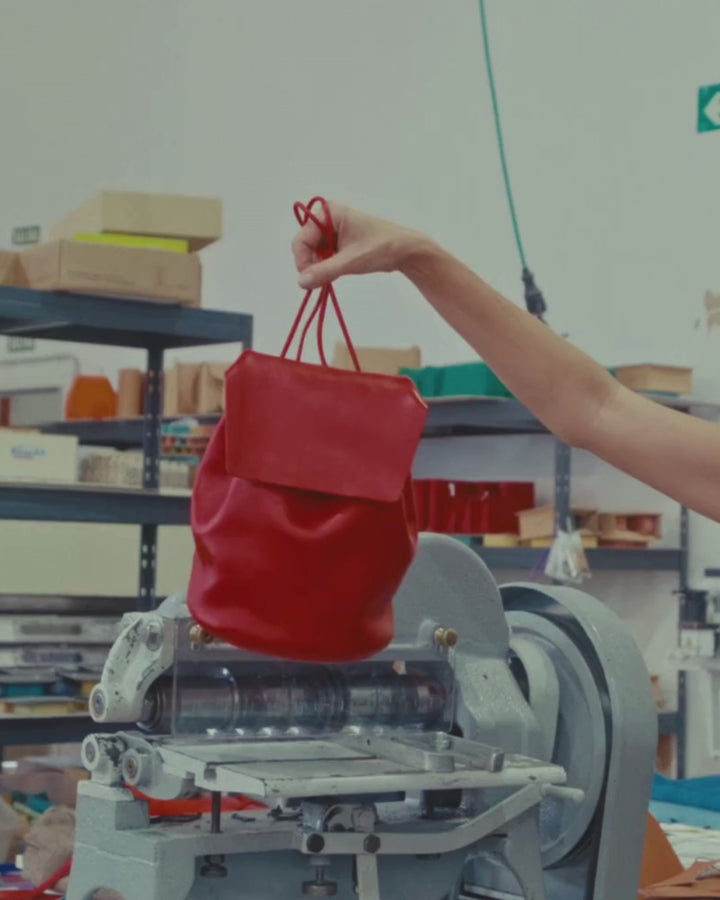 Mini Leather Backpack - IRENE (La Bebé)