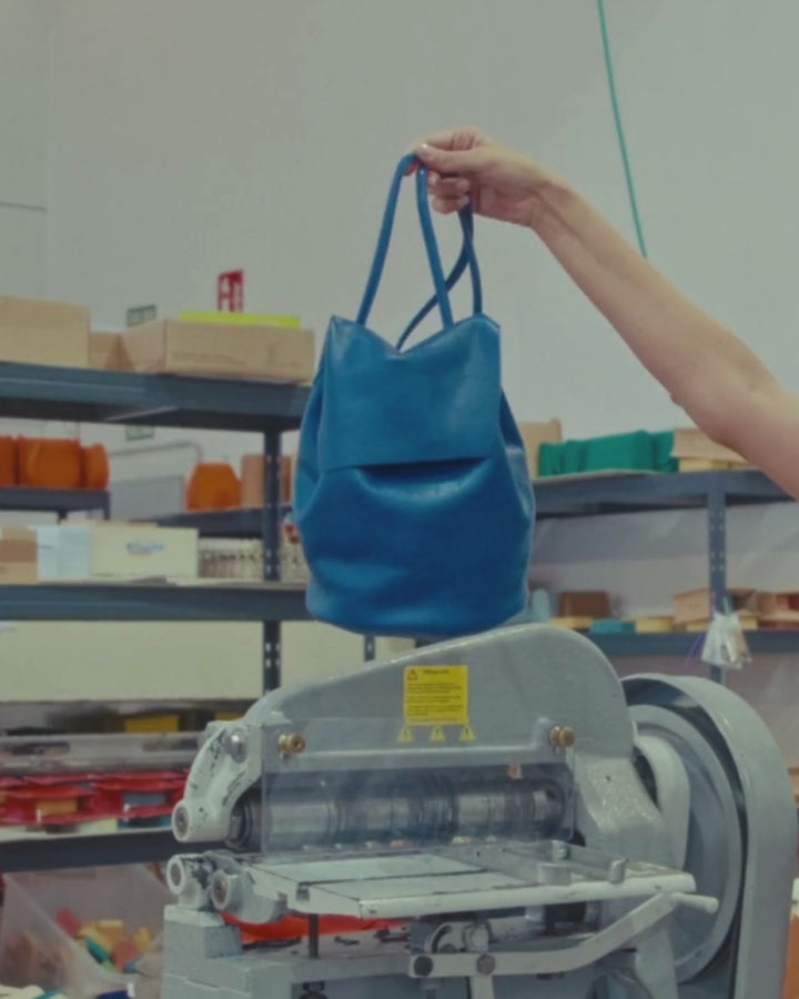 Mini Leather Backpack - IRENE (La Bebé)